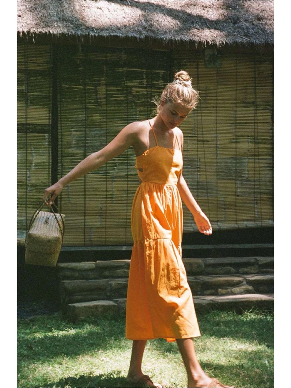 Rove Joie Open Back Midi Dress